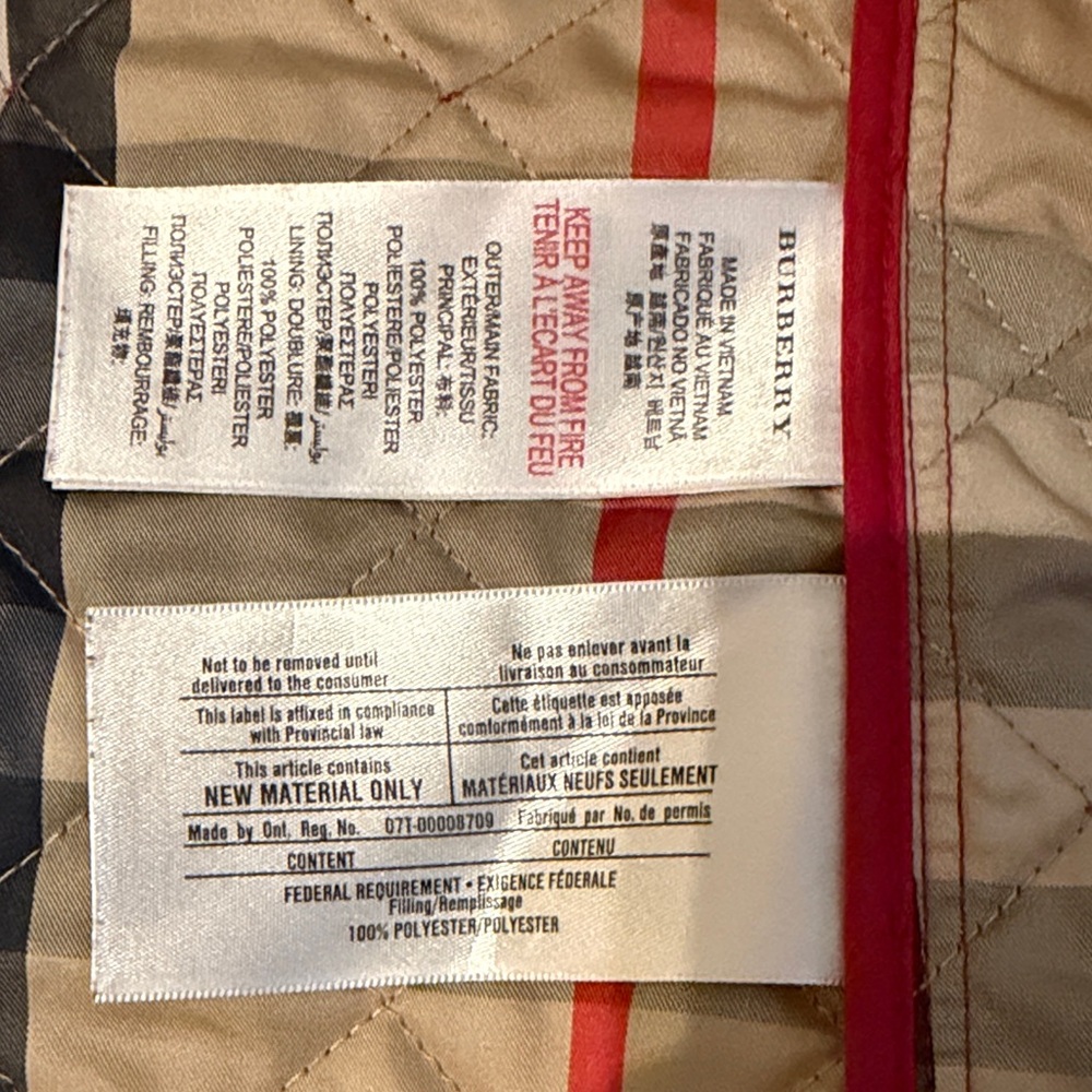 Red Quilted Jacket - Picture 4 of 6